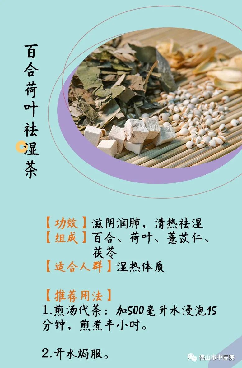 中医推荐的养生茶与保健功效